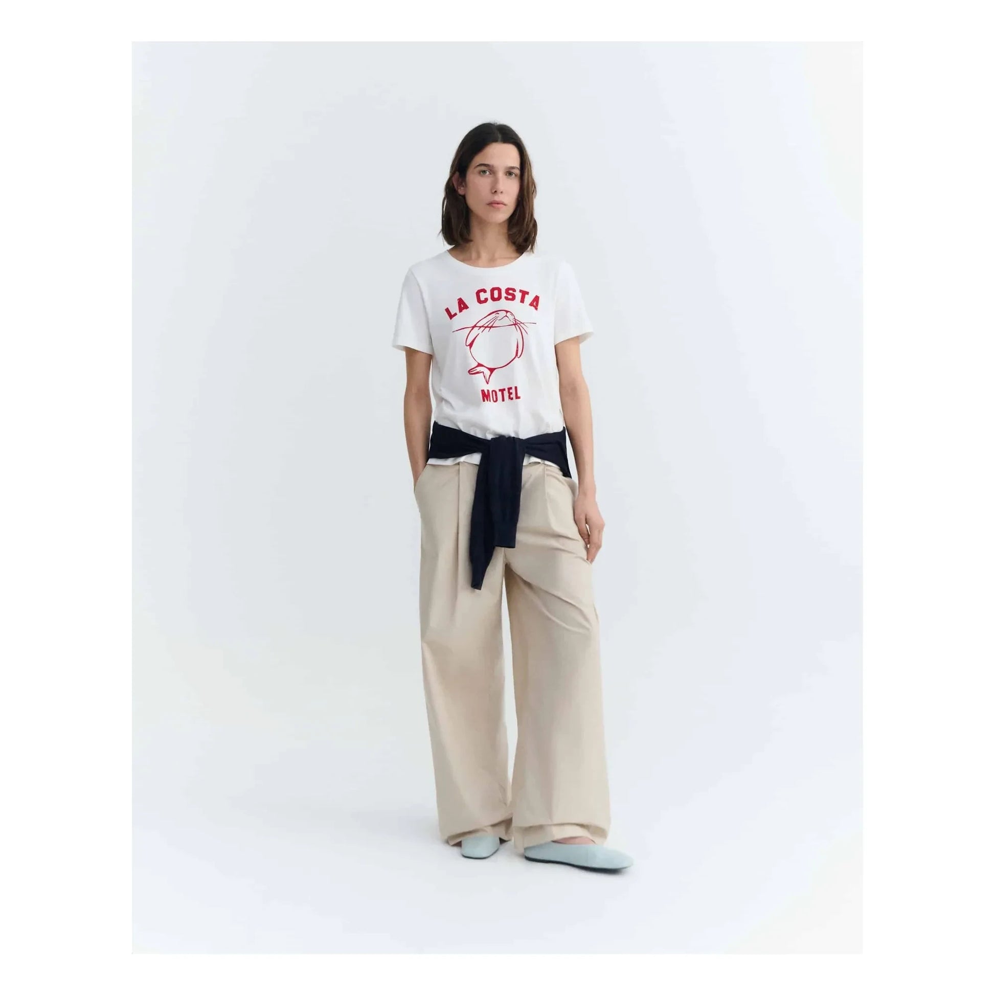 Thinking Mu - Ida organic cotton T-shirt | White