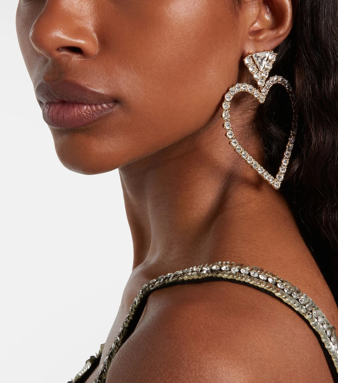Valentino - Cœur Royal embellished earrings
