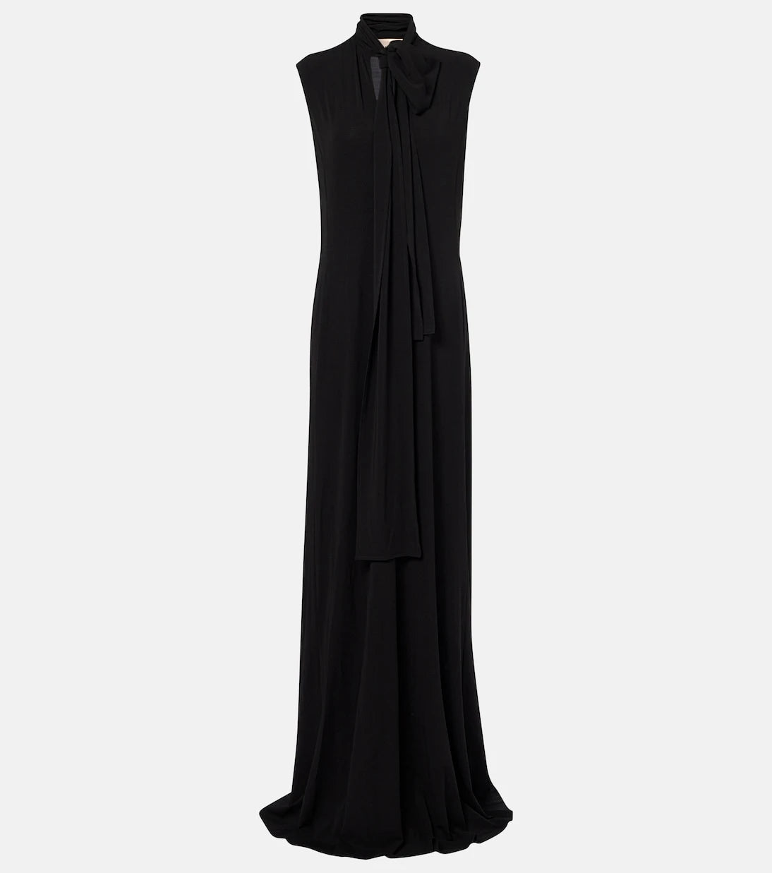 Plan C - Scarf-detail jersey maxi dress
