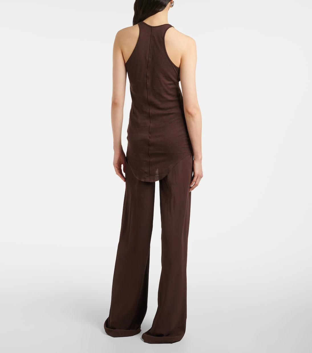 Rick Owens - Ribbed-knit cotton tank top
