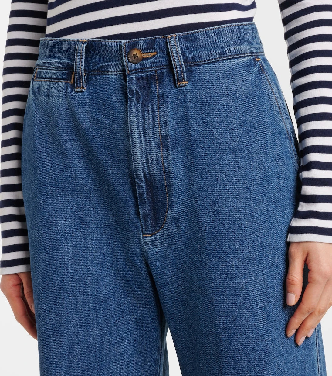Polo Ralph Lauren - Kısa paçalı geniş kesim jean