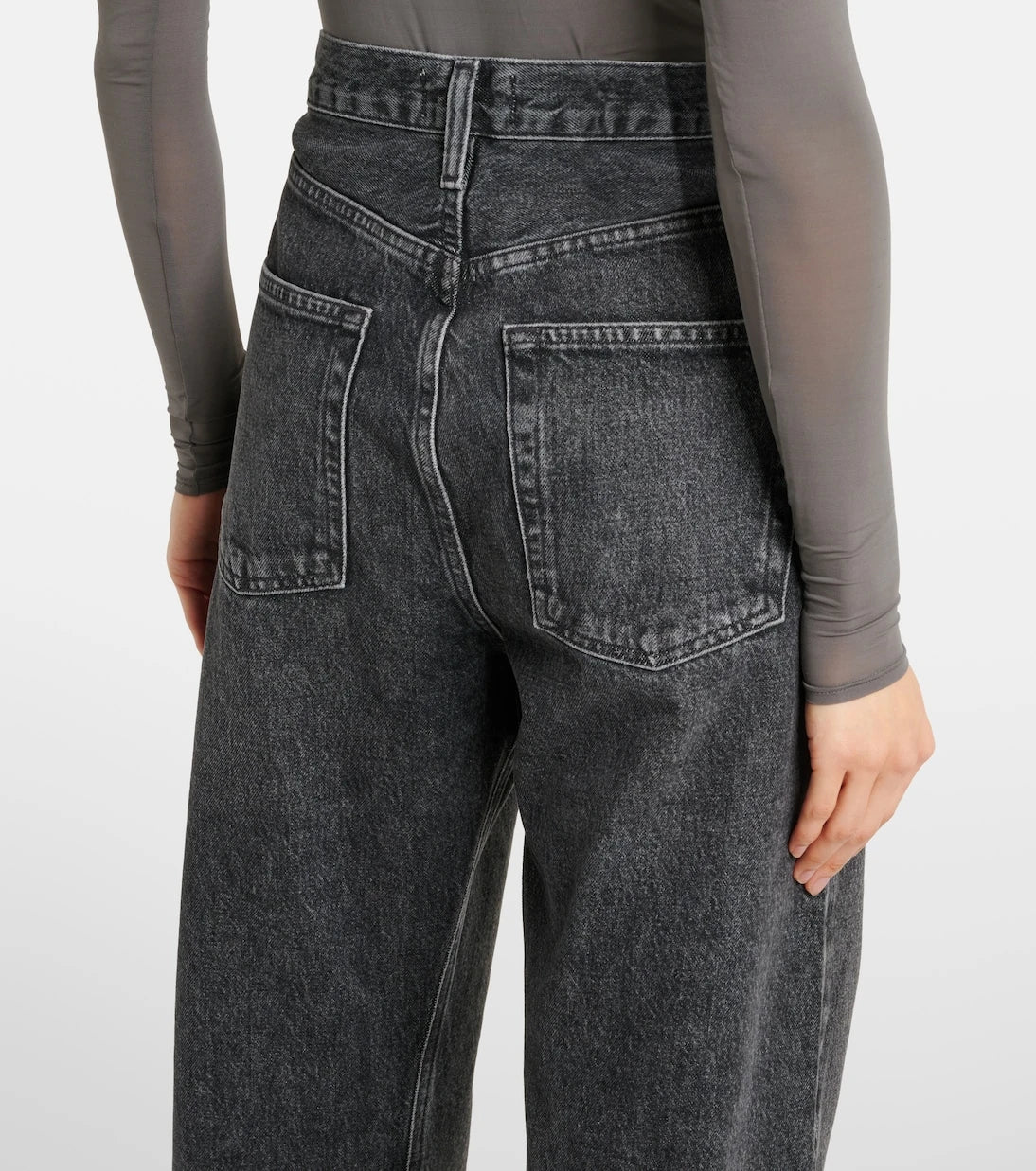 Agolde - Kelly high-rise straight jeans