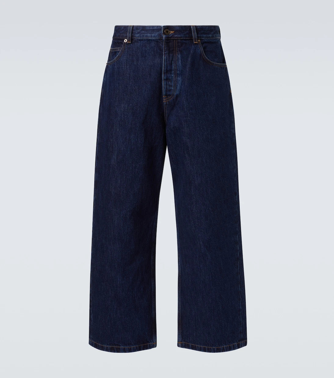 Loewe - Mid-rise barrel-leg jeans