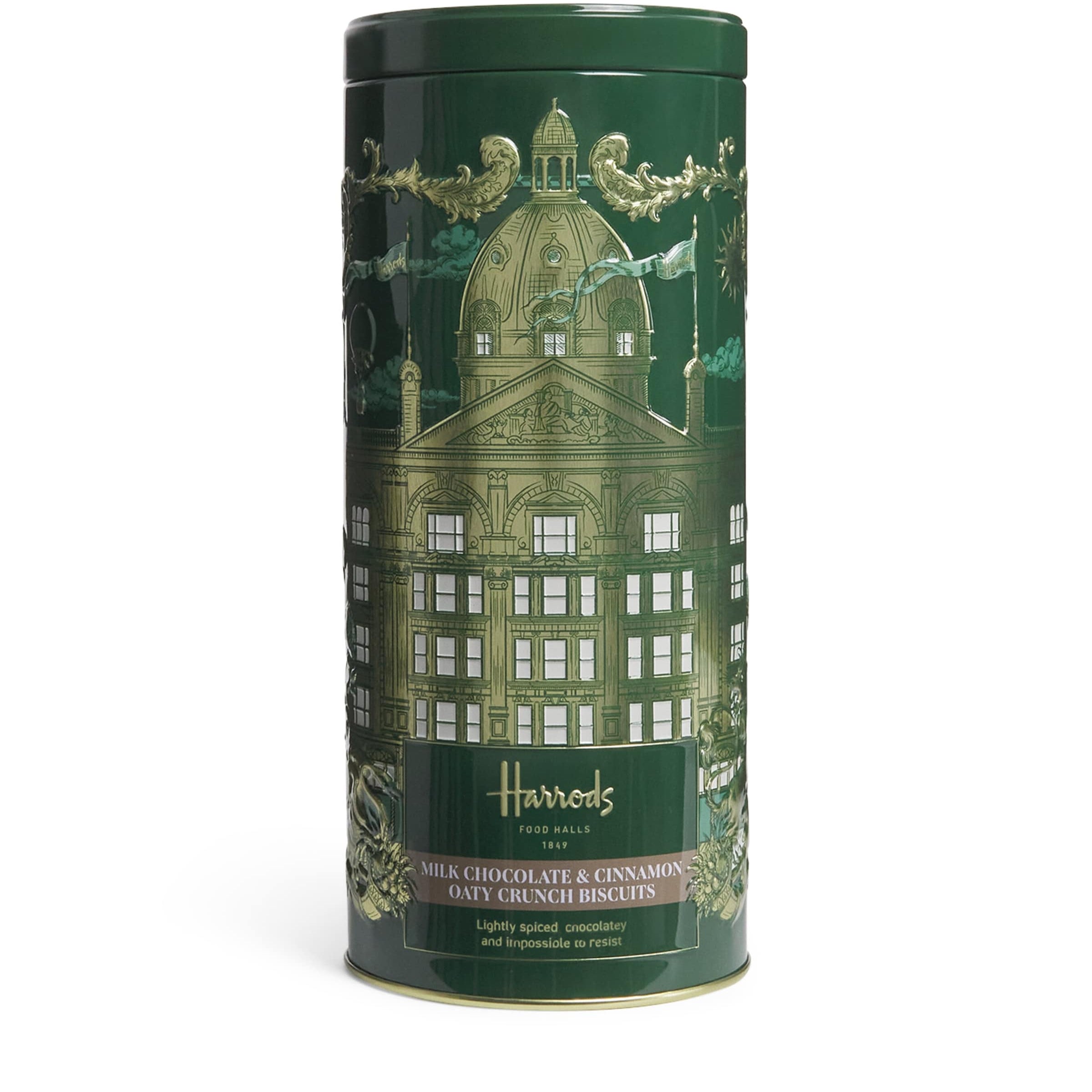 Milk Chocolate and Cinnamon Oaty Crunch Biscuit Tin (200g)