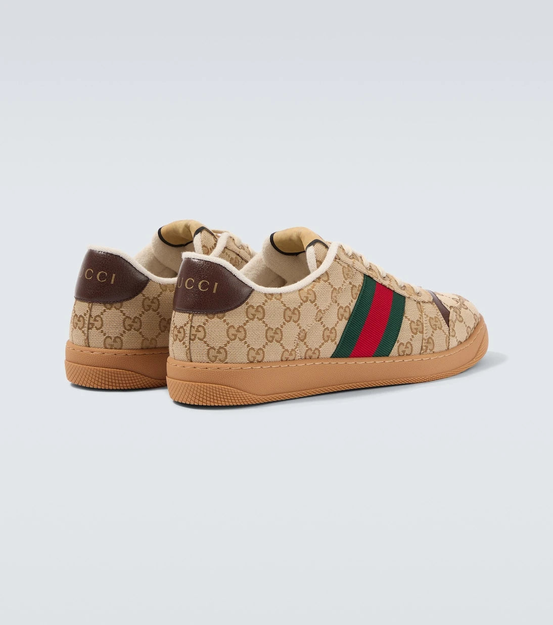 Gucci - حذاء سنيكرز سكرينر GG كانفاس