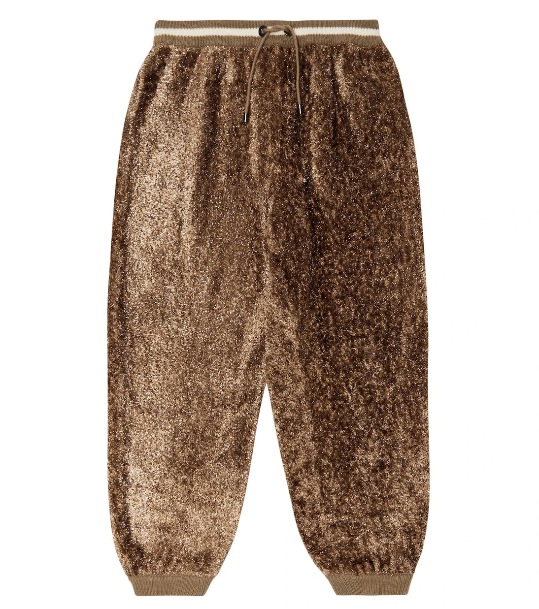 Brunello Cucinelli Kids - بنطال رياضي من الشنيل