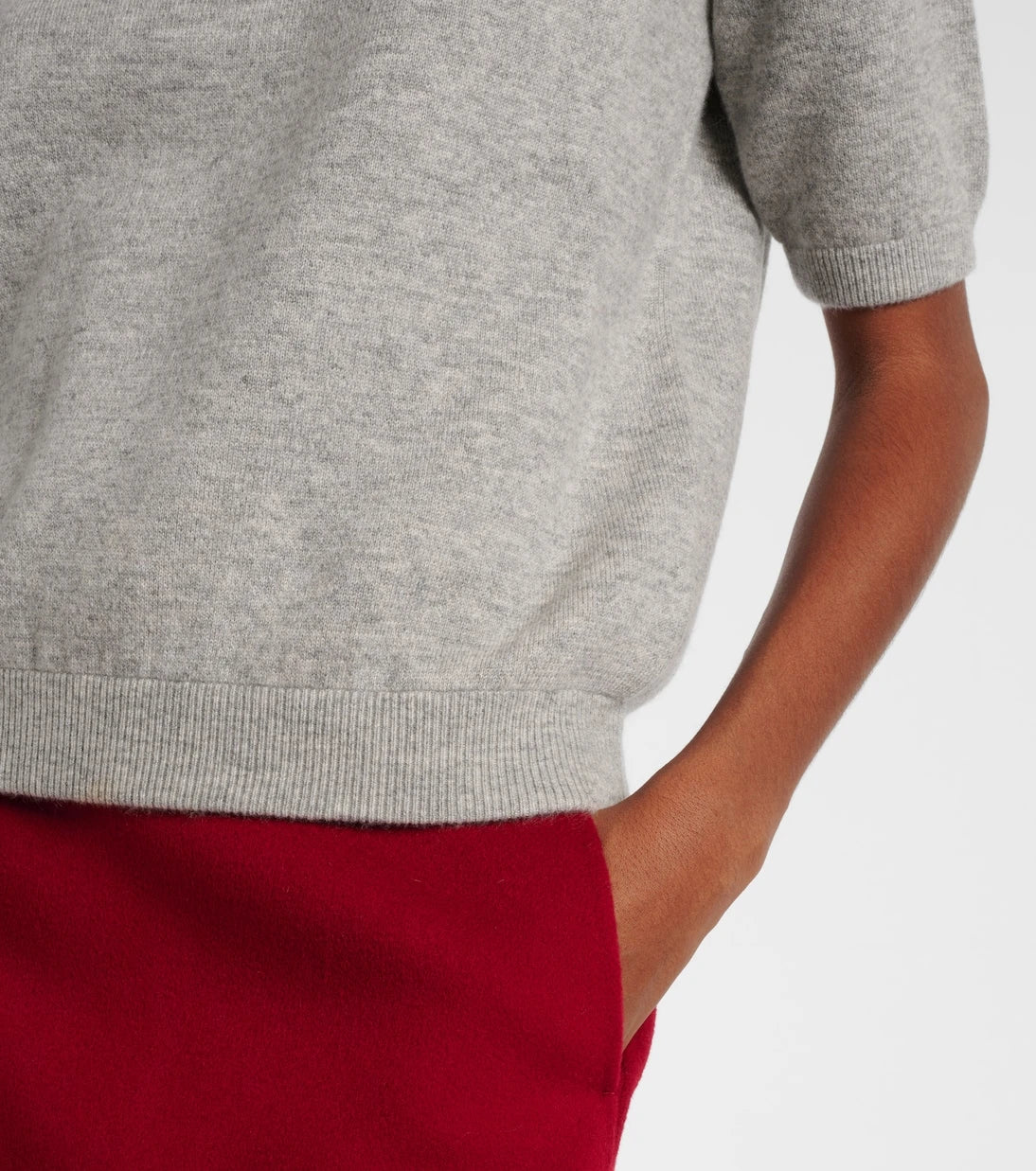 'S Max Mara - Knitted wool and cashmere-blend T-shirt