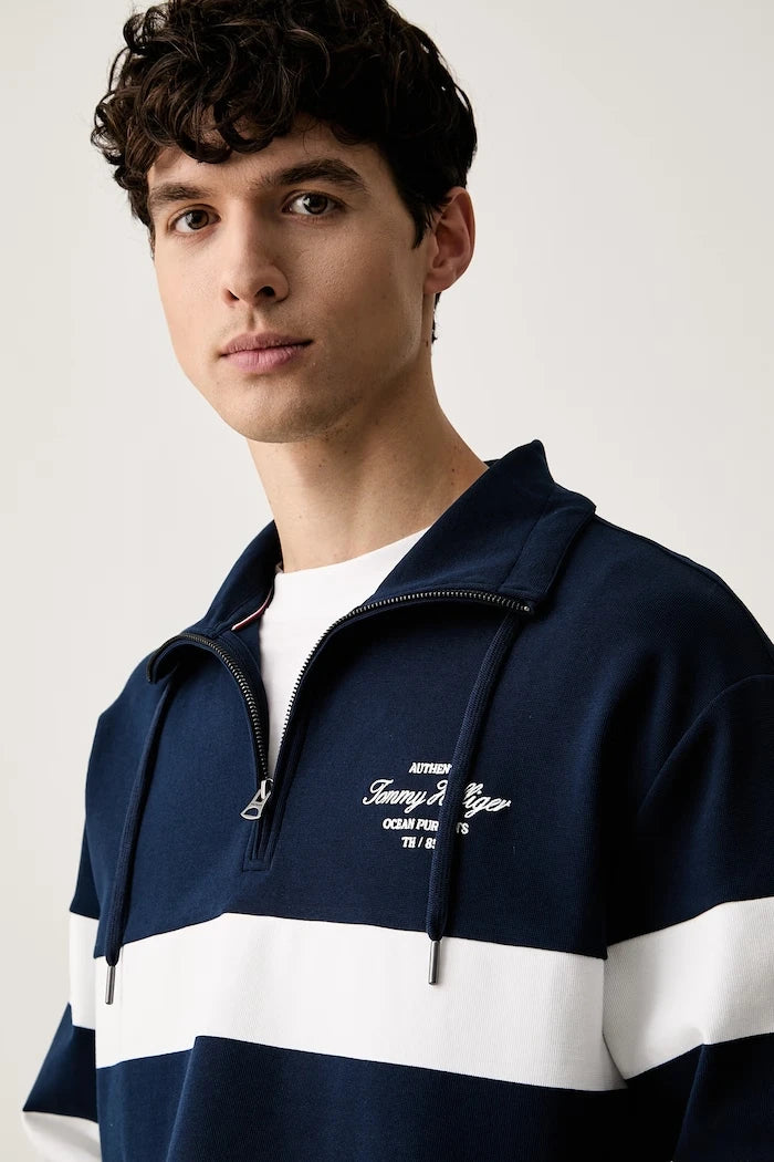 Tommy Hilfiger erkek pamuklu sweatshirt