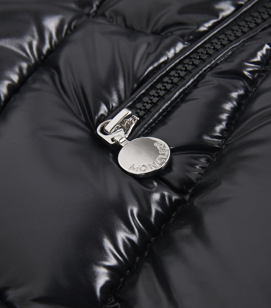 Moncler Black Down Hooded Barante Jacket