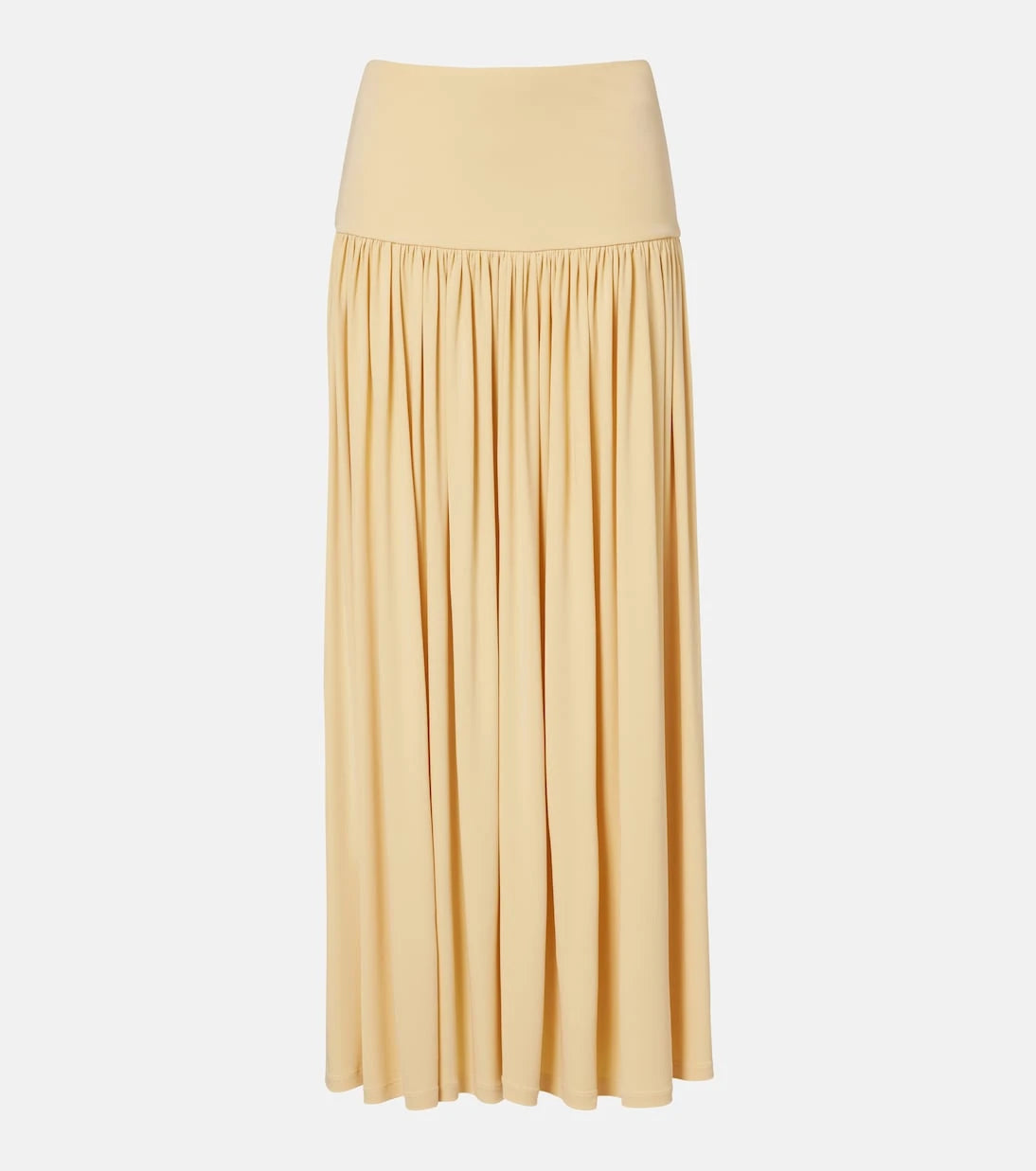 Aya Muse - Gathered jersey maxi skirt