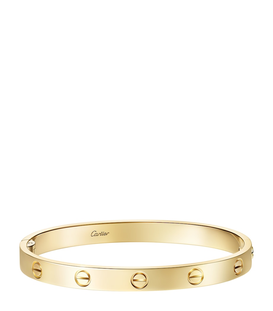 Cartier LOVE Classic Yellow Gold Bracelet - Single-Screw Closure