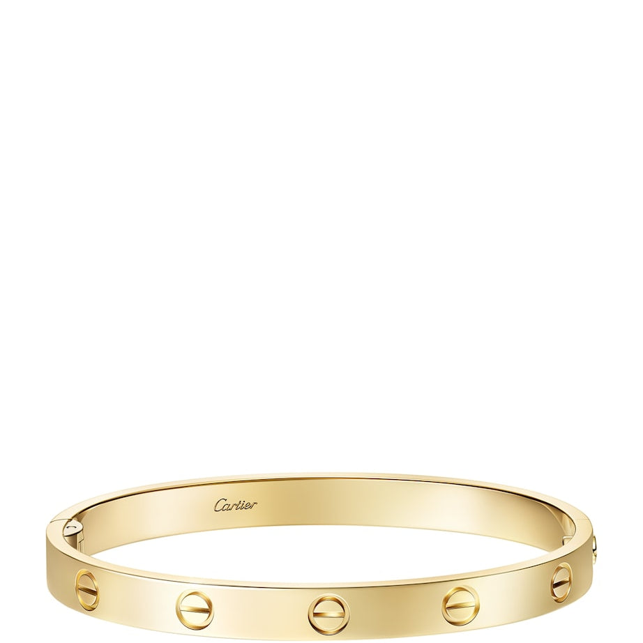 Cartier LOVE Classic Yellow Gold Bracelet - Single-Screw Closure