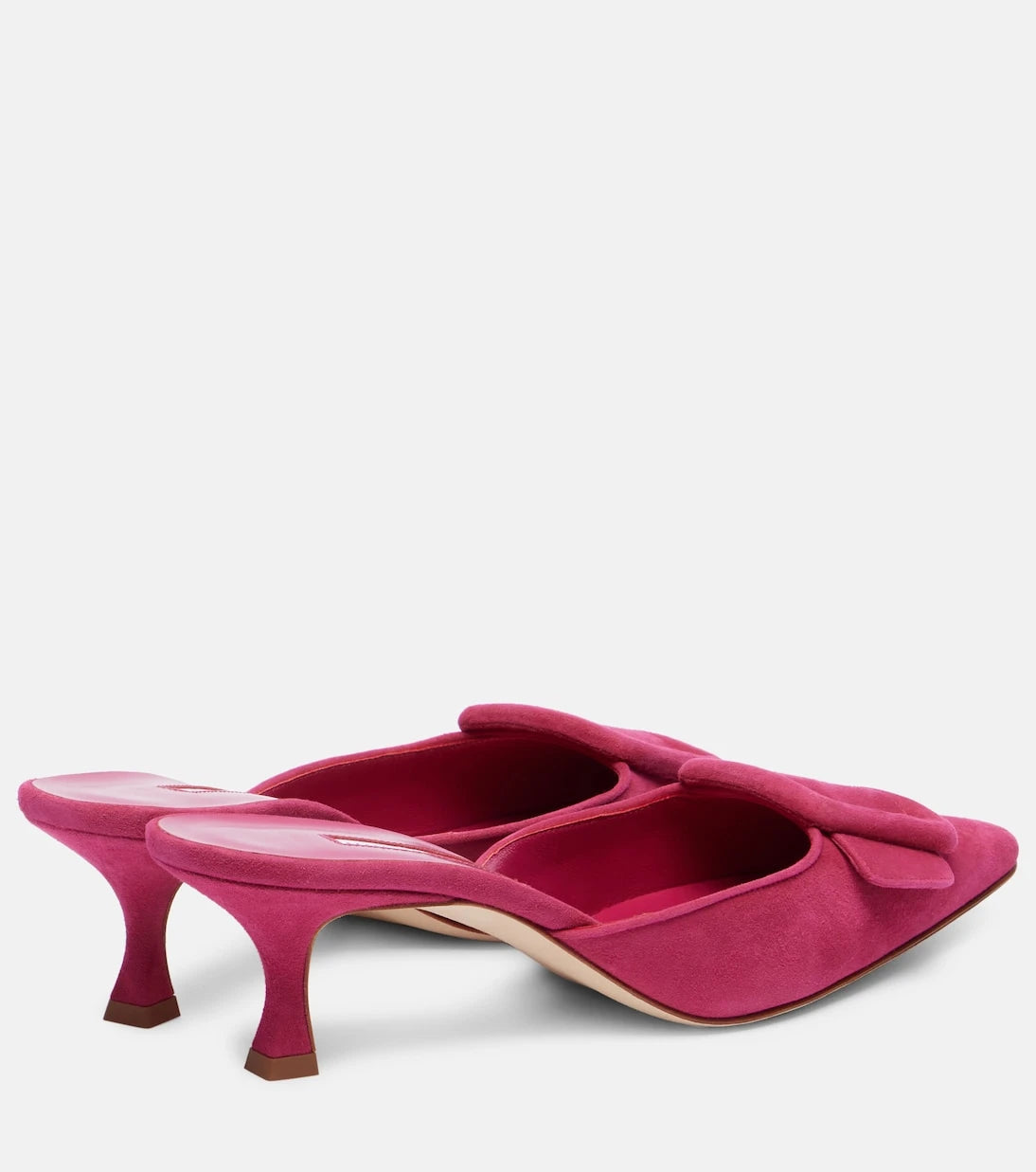 Manolo Blahnik - Maysale suede mules