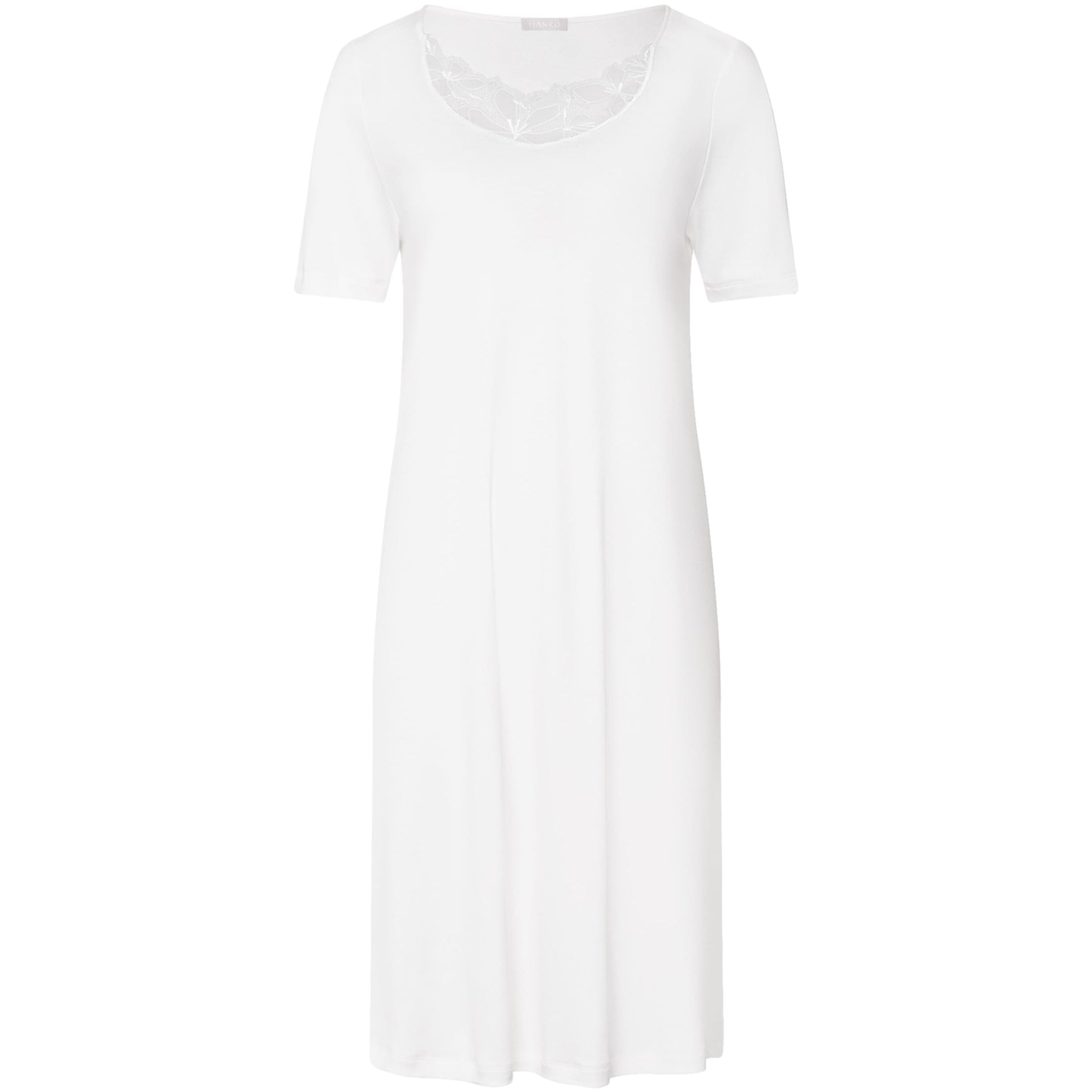 Cotton Short-Sleeve Kalea Nightdress OFF WHITE