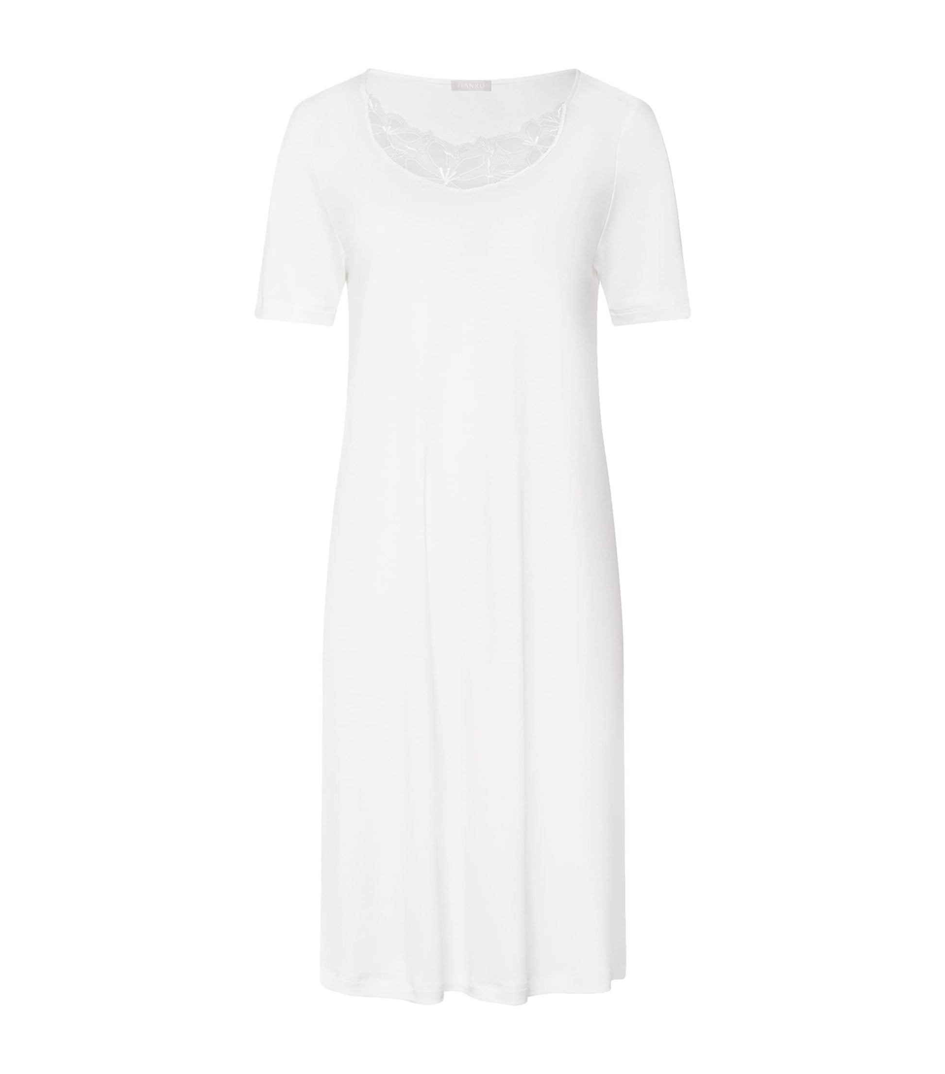 Cotton Short-Sleeve Kalea Nightdress OFF WHITE