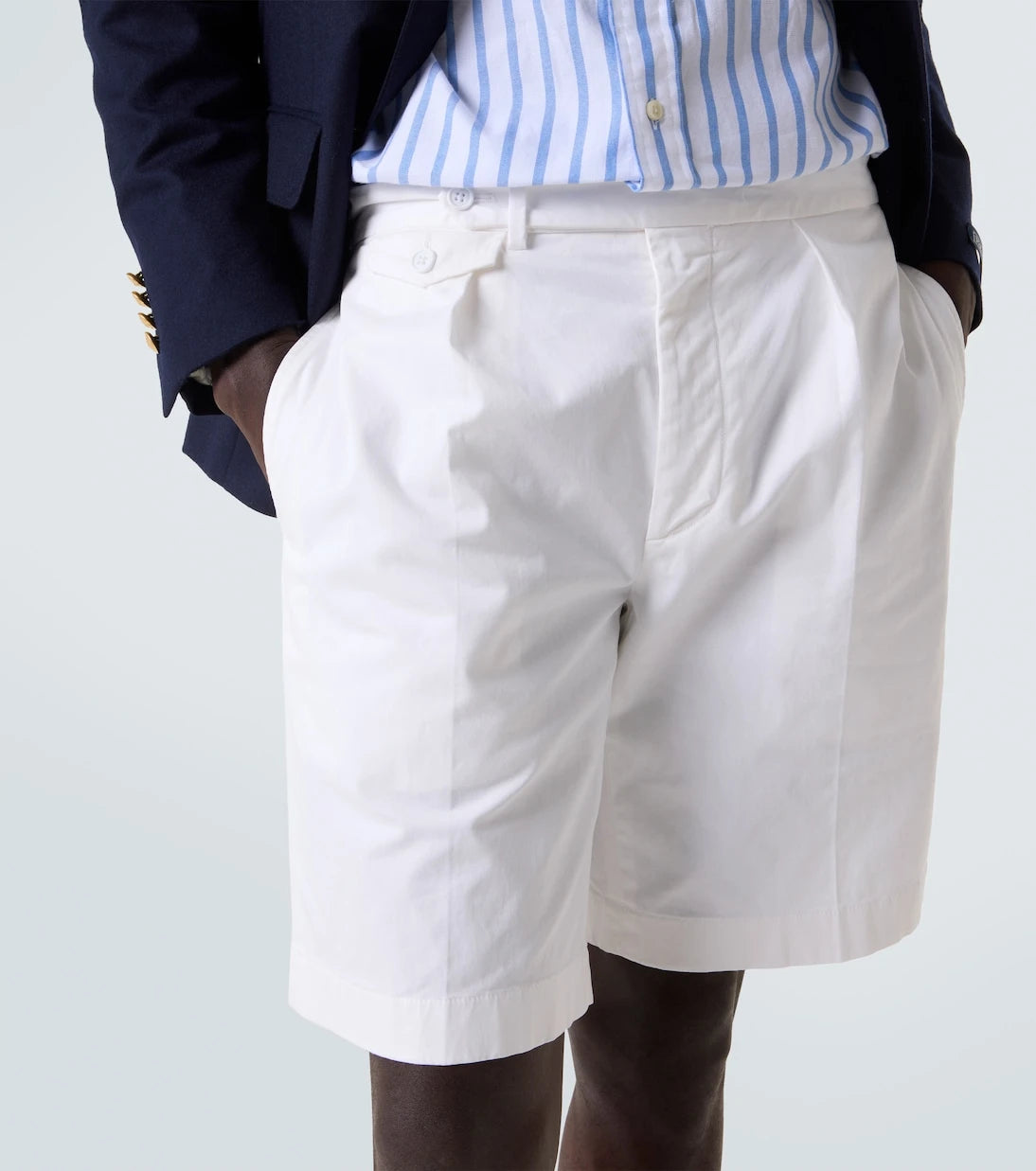 Ralph Lauren Purple Label - Cotton-blend Bermuda shorts