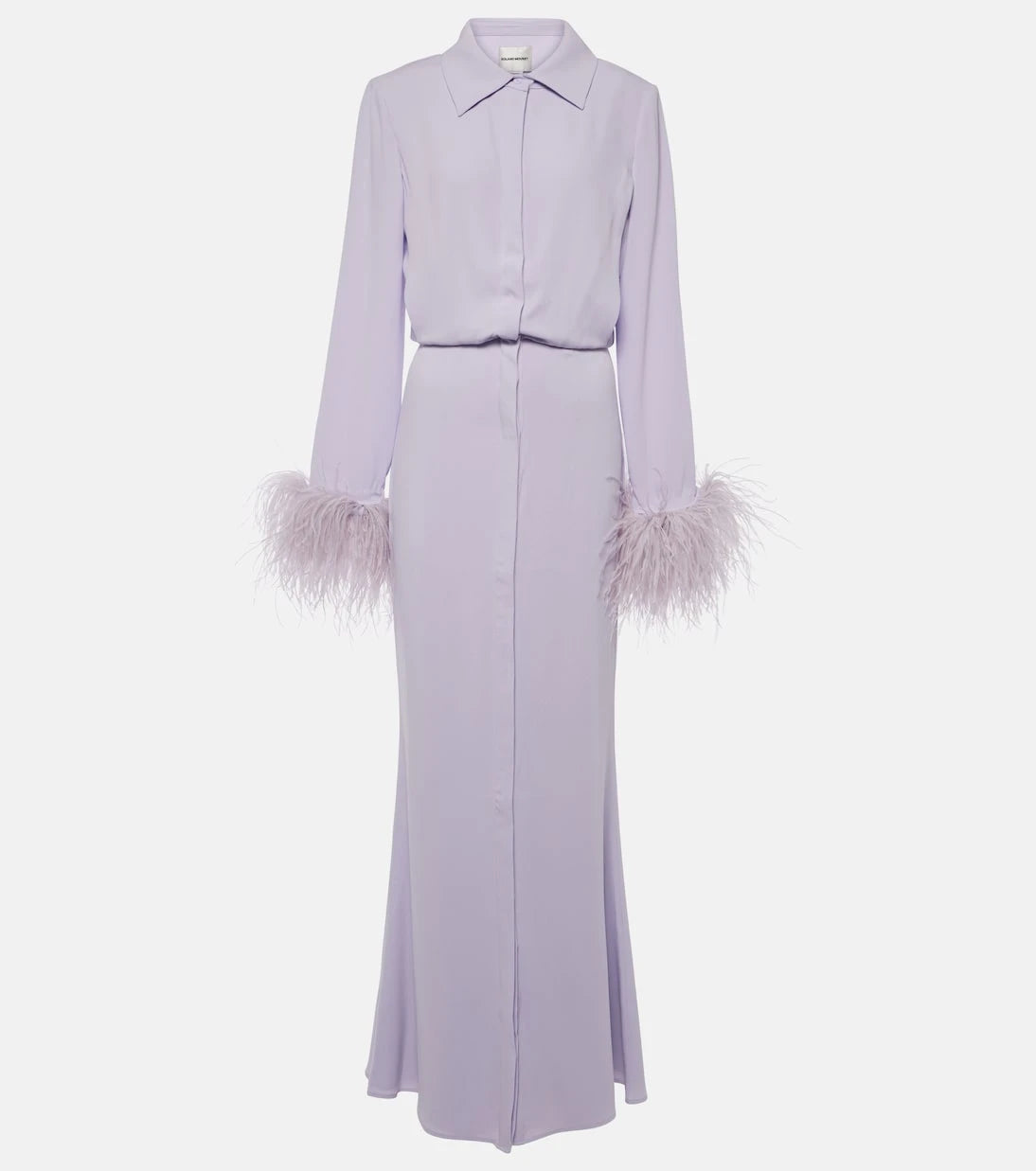 Roland Mouret - Embellished satin crêpe gown