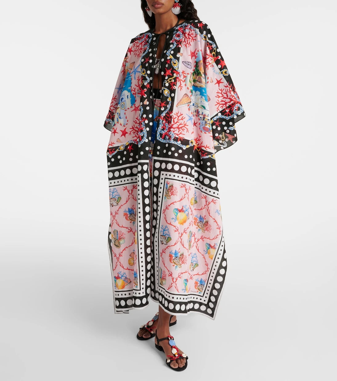 Dolce&Gabbana - Capri printed cotton kaftan
