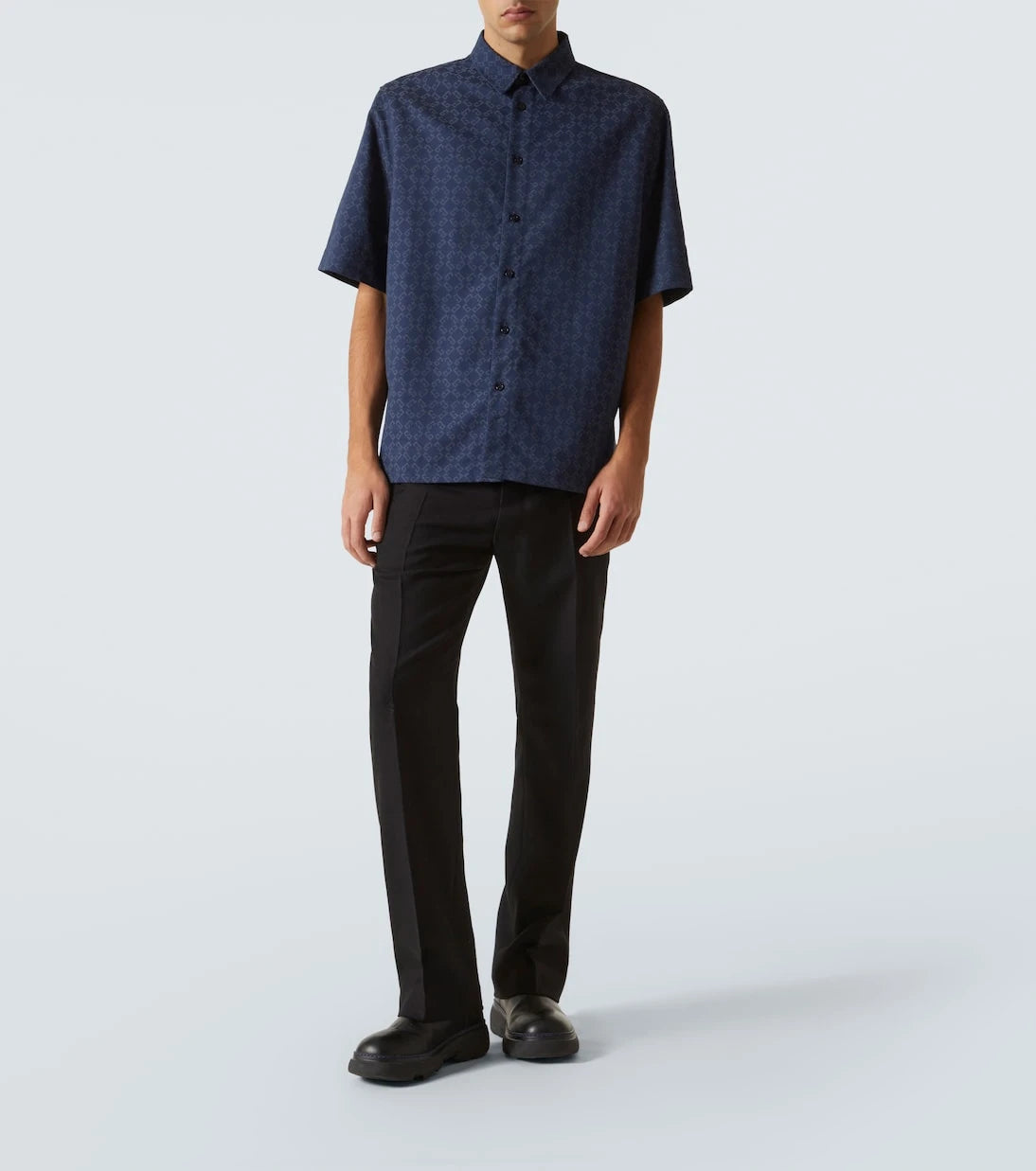 Givenchy - Monogram 72 jacquard denim shirt