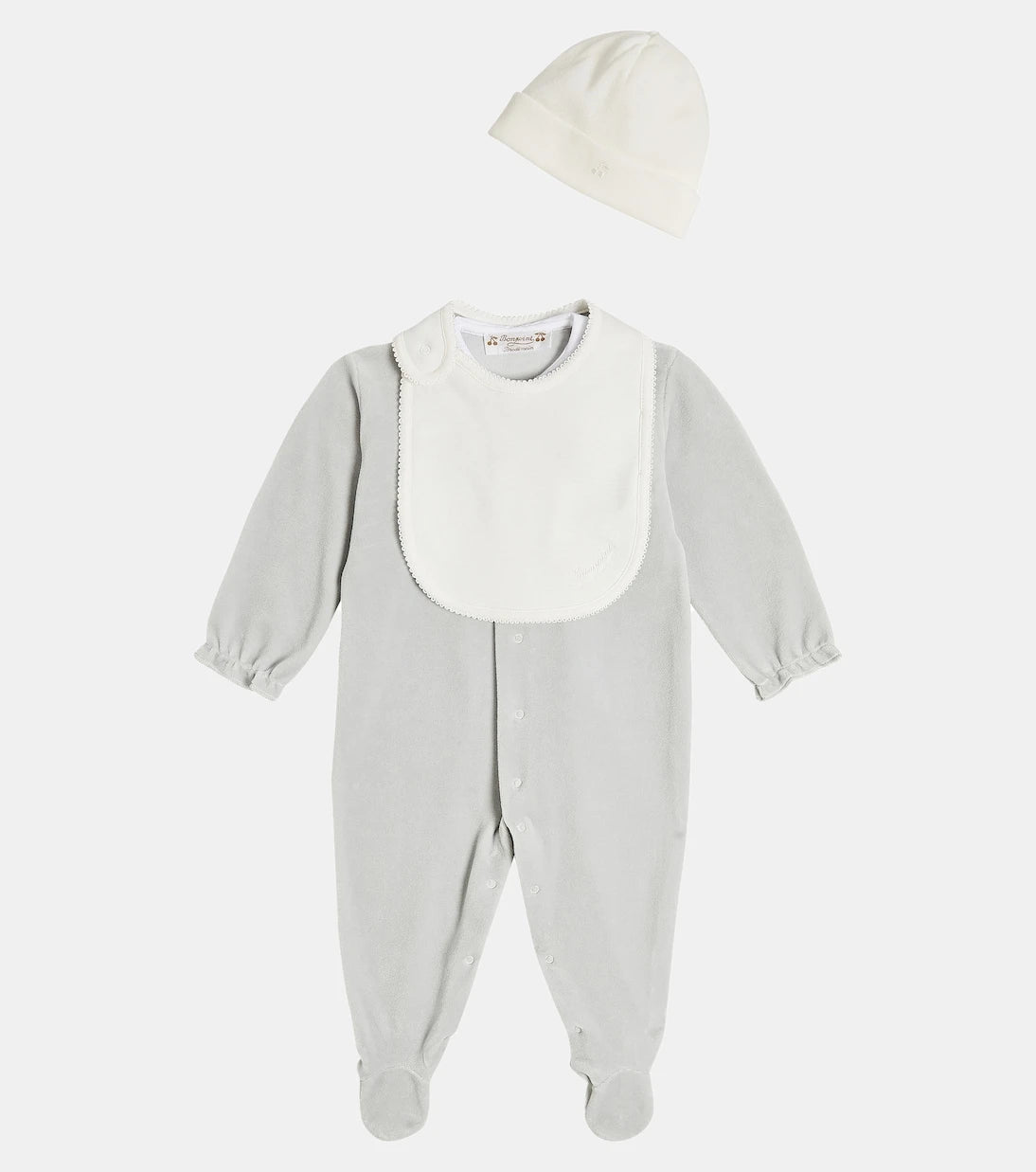 Bonpoint - Baby onesie, hat and bib set