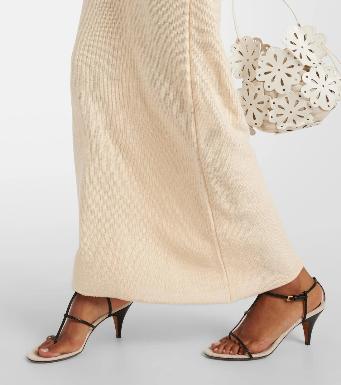 Staud - Tara cotton crochet maxi dress