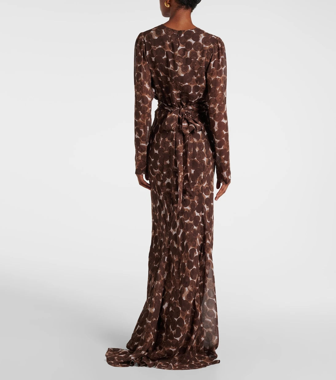 Dries Van Noten - Printed silk gown