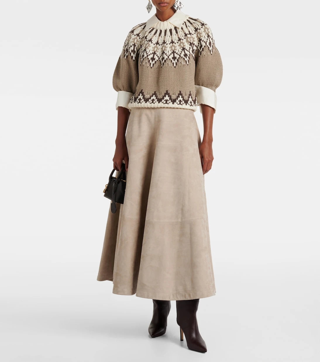 Altuzarra - سترة Marty Fair Isle القطنية