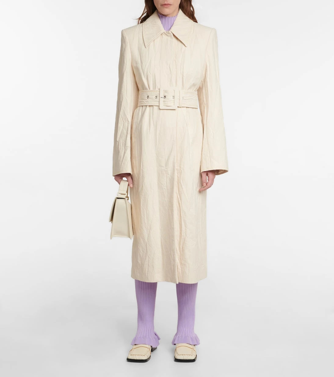 Acne Studios - Belted cotton twill coat