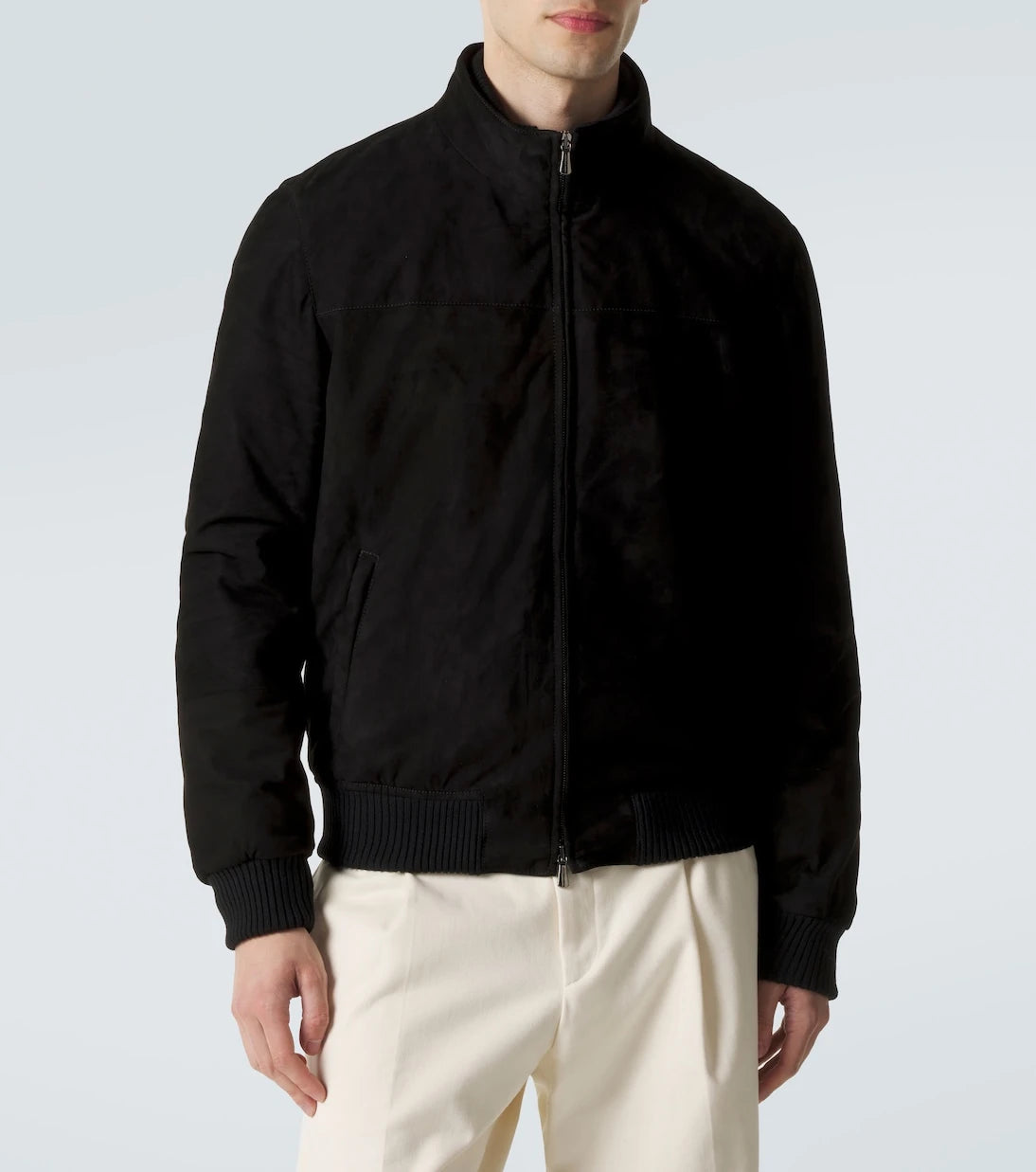 Thom Sweeney - Suede bomber jacket