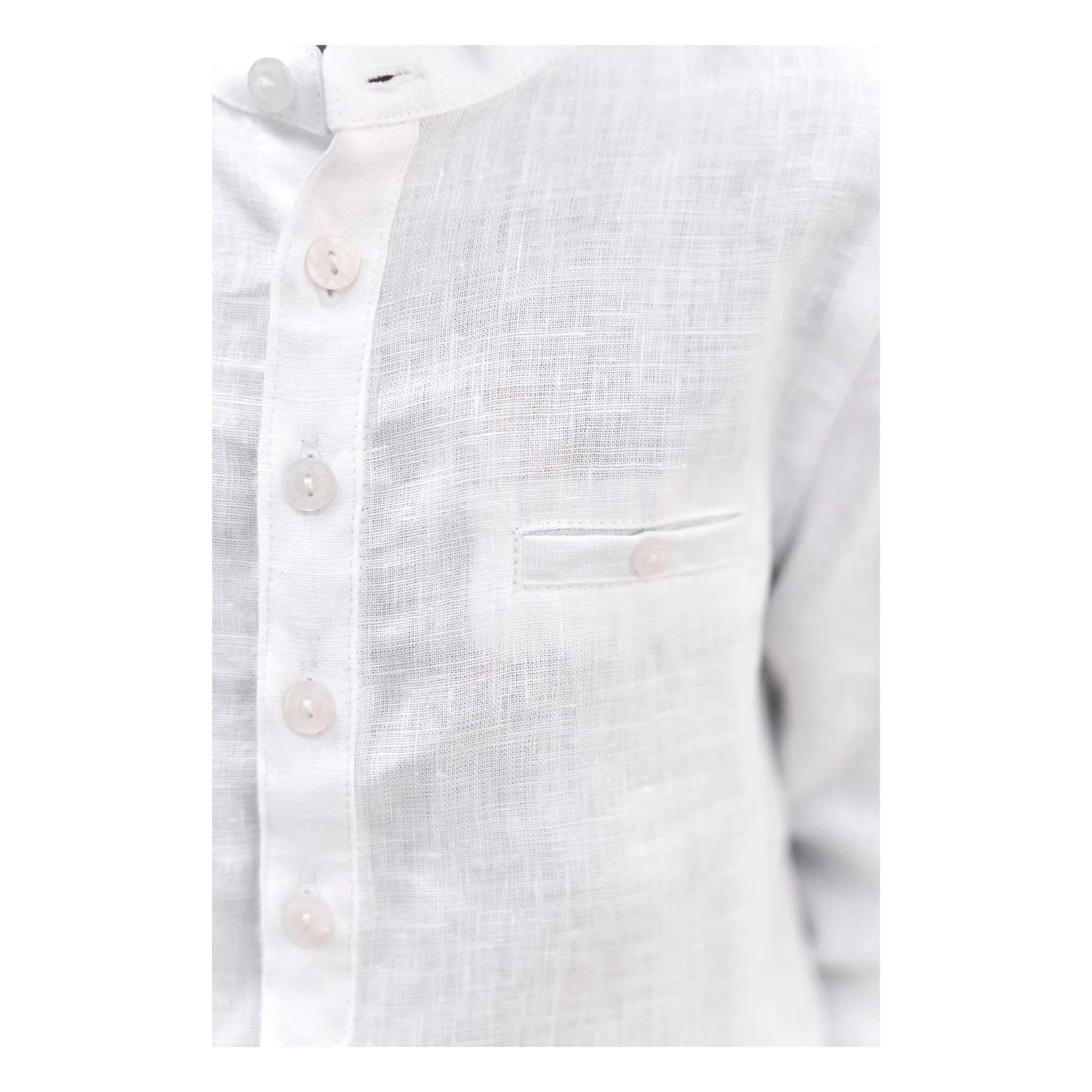 Tartine et Chocolat - Linen shirt | White