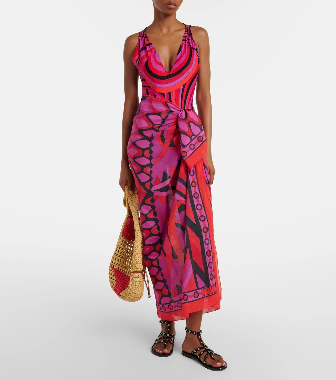 Pucci - Iride cotton beach cover-up