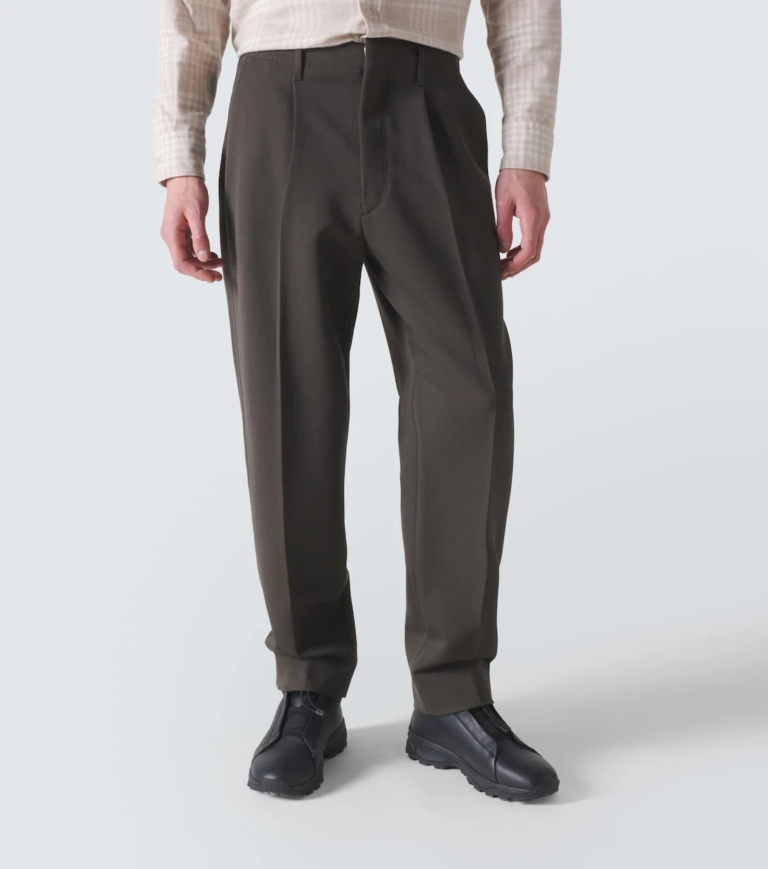Zegna - Wool straight pants