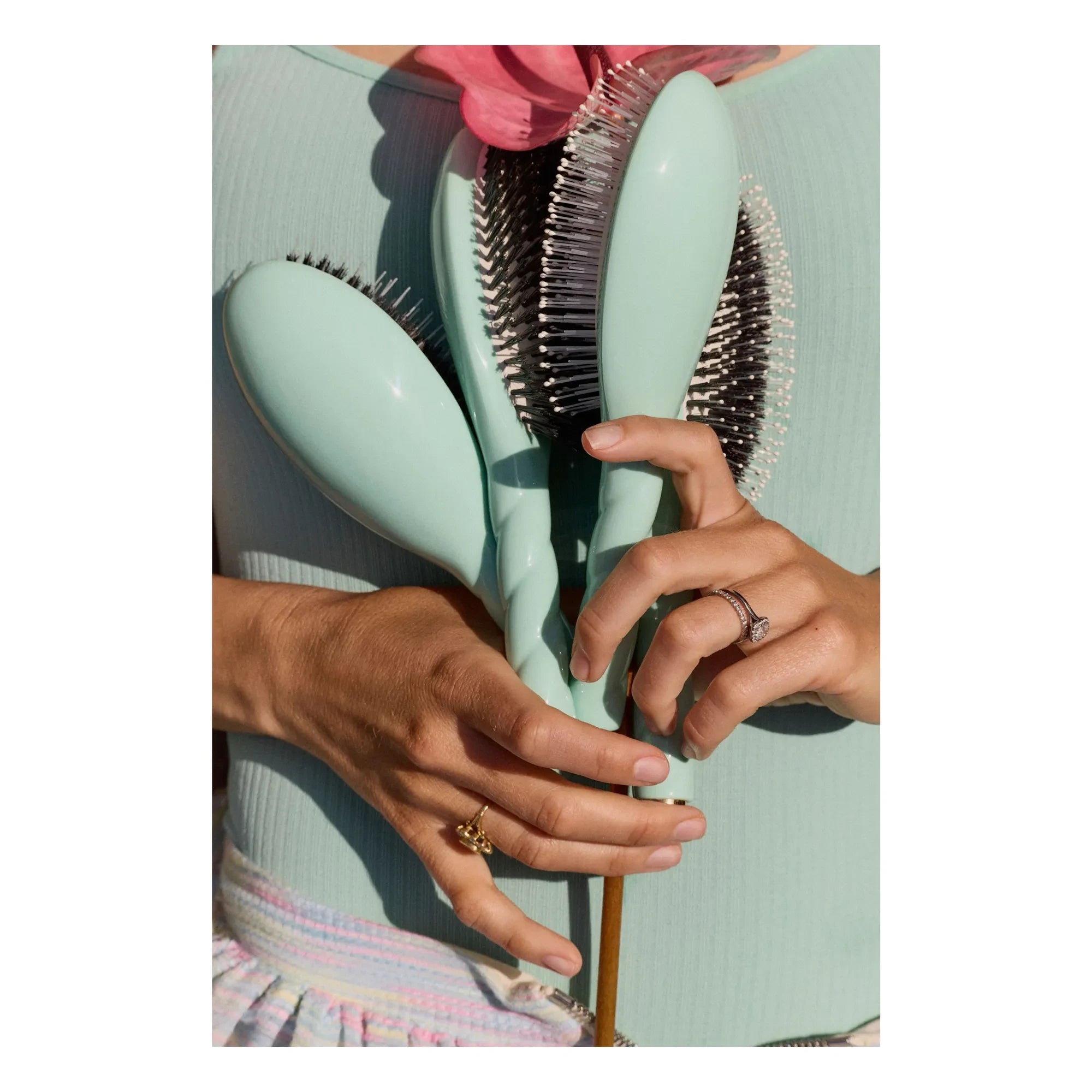 La Bonne Brosse - Brosse à cheveux L'Universelle N°01 - Care &amp; shine | Lagoon Blue