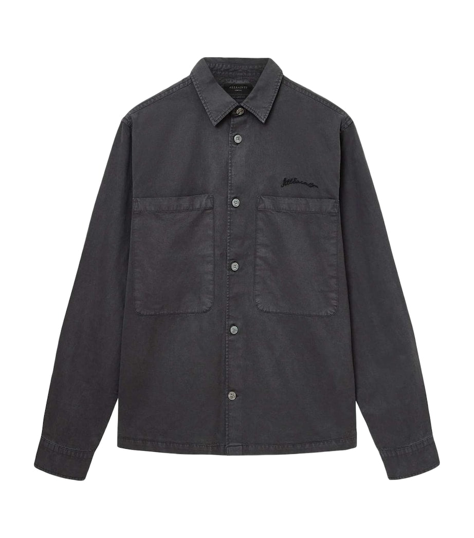Blue Organic Cotton-Blend Rohdi Overshirt