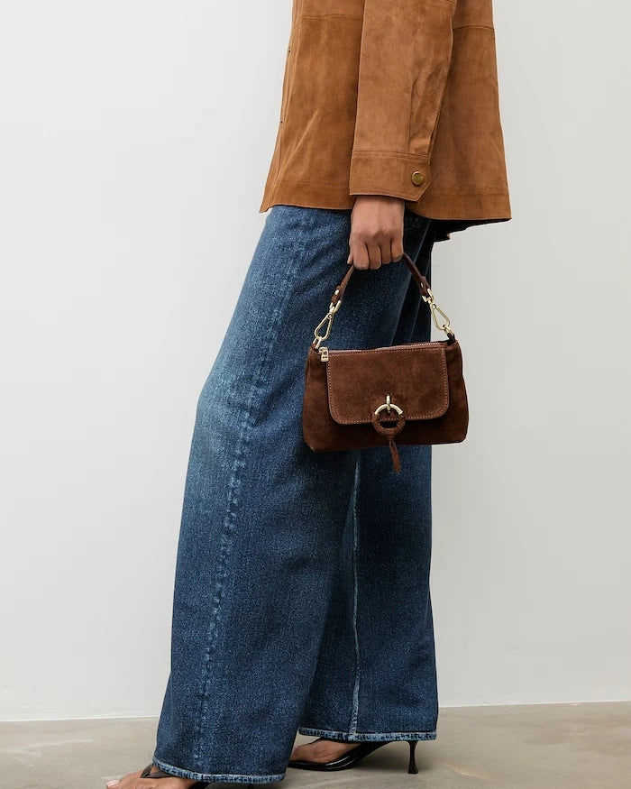 Answear.LAB чанта crossbody дамска от велур