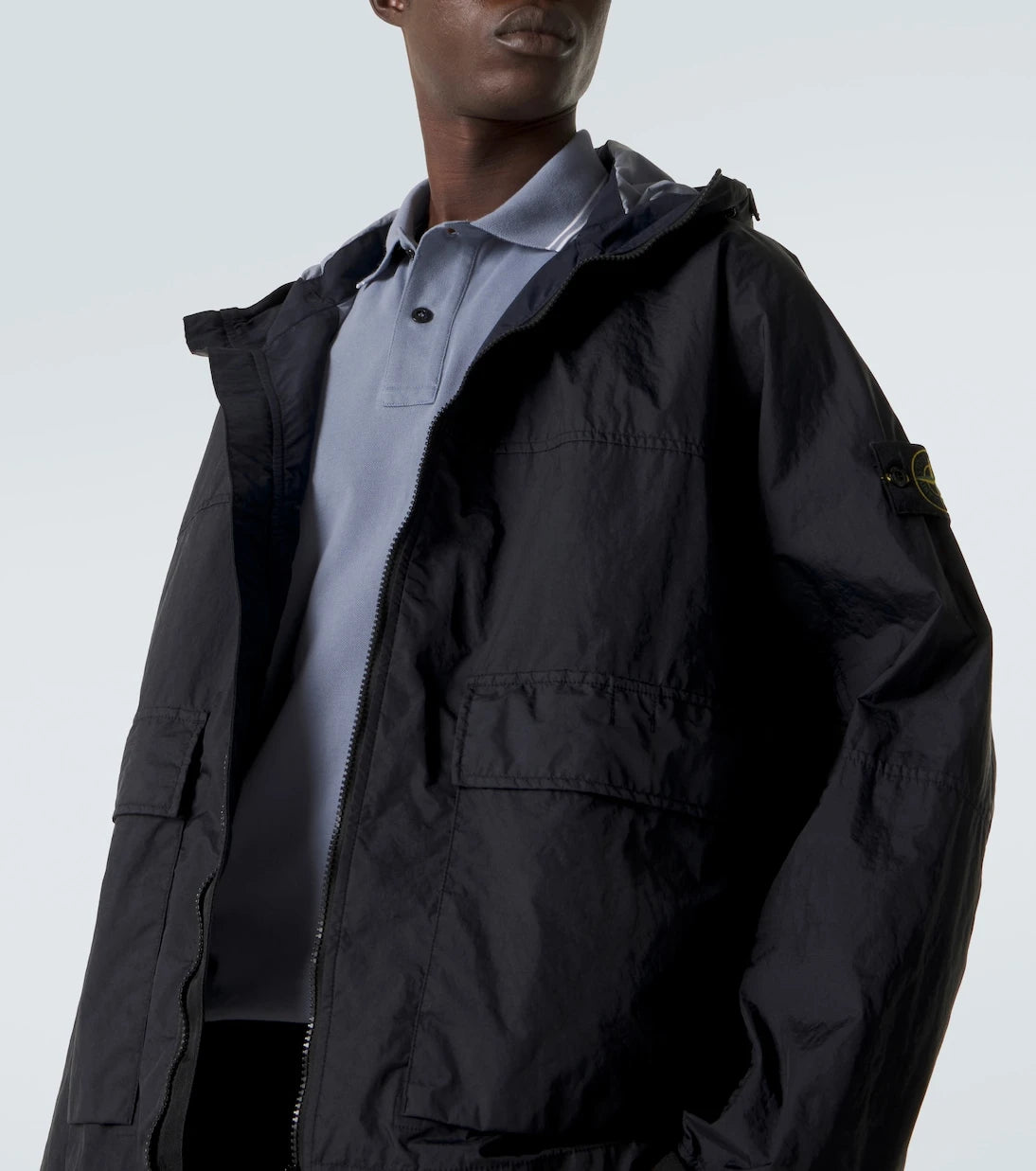 Stone Island - Compass cotton-blend piqué polo shirt