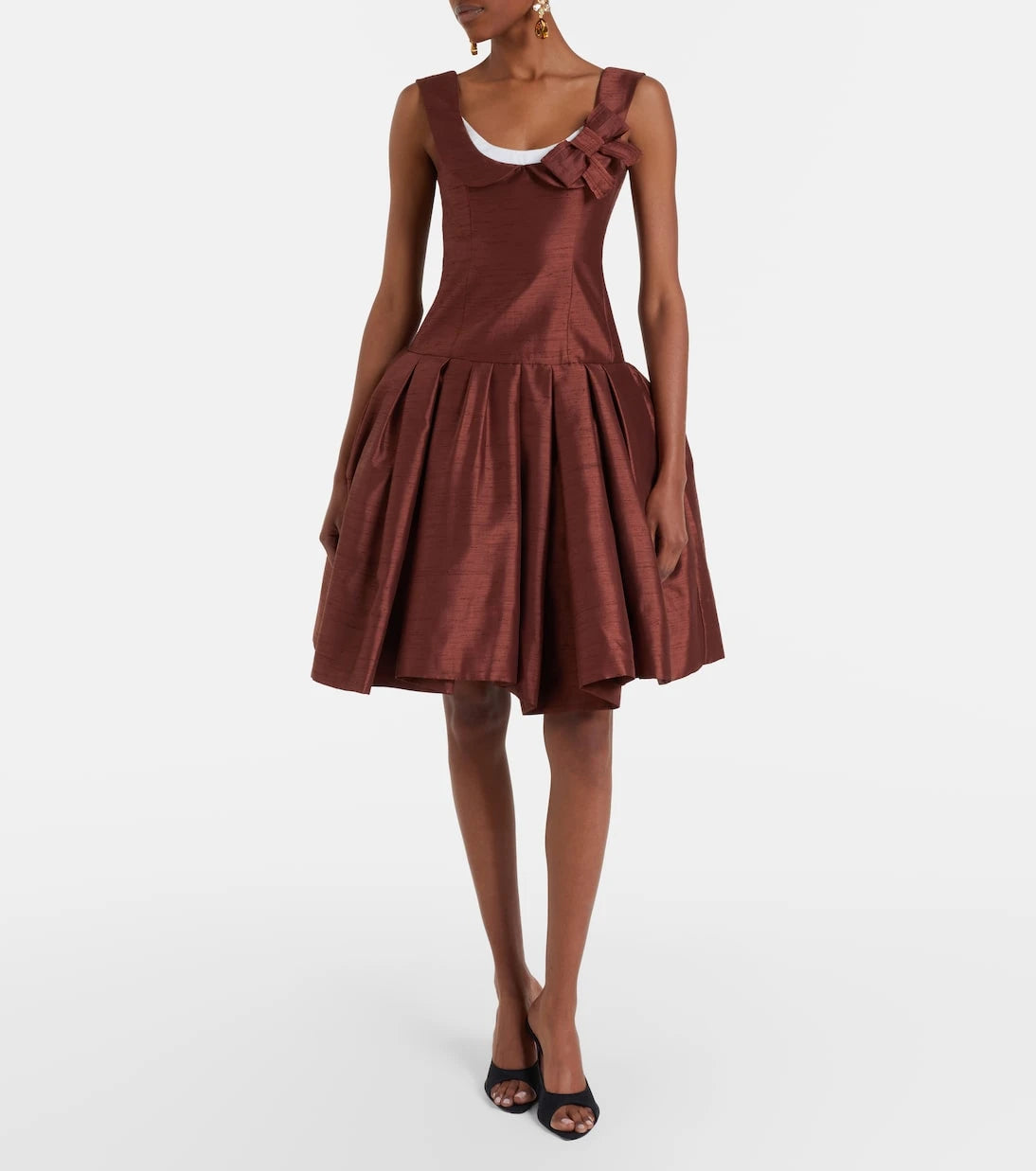 Shushu/Tong - Bow-detail mini dress