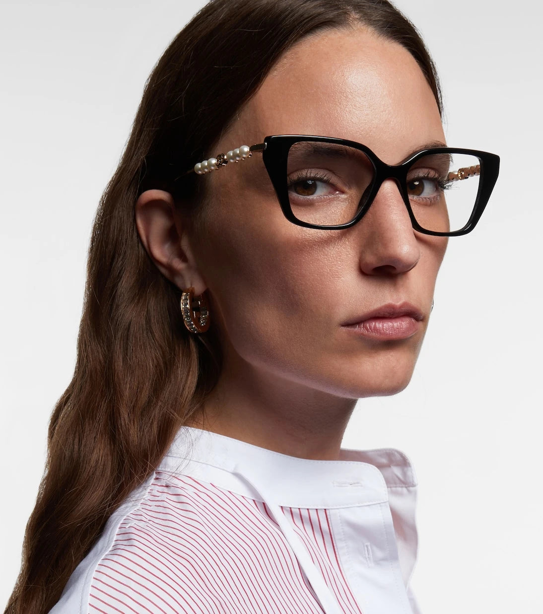 Gucci - Interlocking G embellished cat-eye glasses