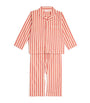 Derek Rose Kids Cotton Stripe Capri Pyjamas (3-16 Years)