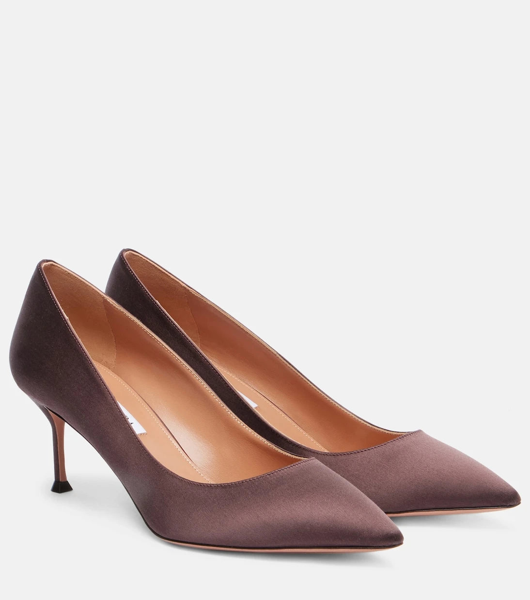 Aquazzura - Purist 65 satin pumps