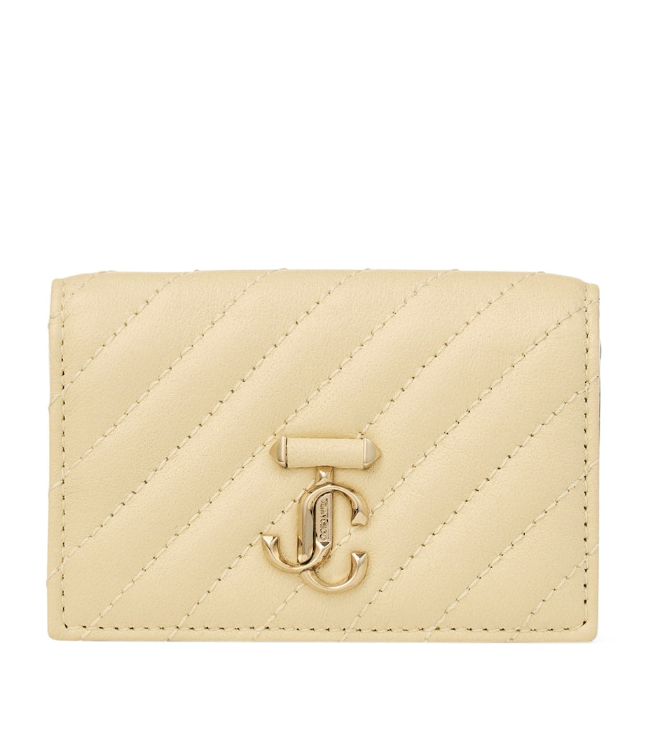Beige Curve Nello Leather Wallet