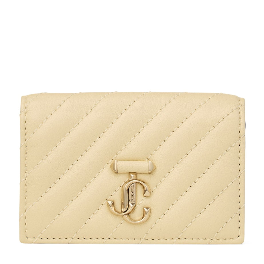 Beige Curve Nello Leather Wallet