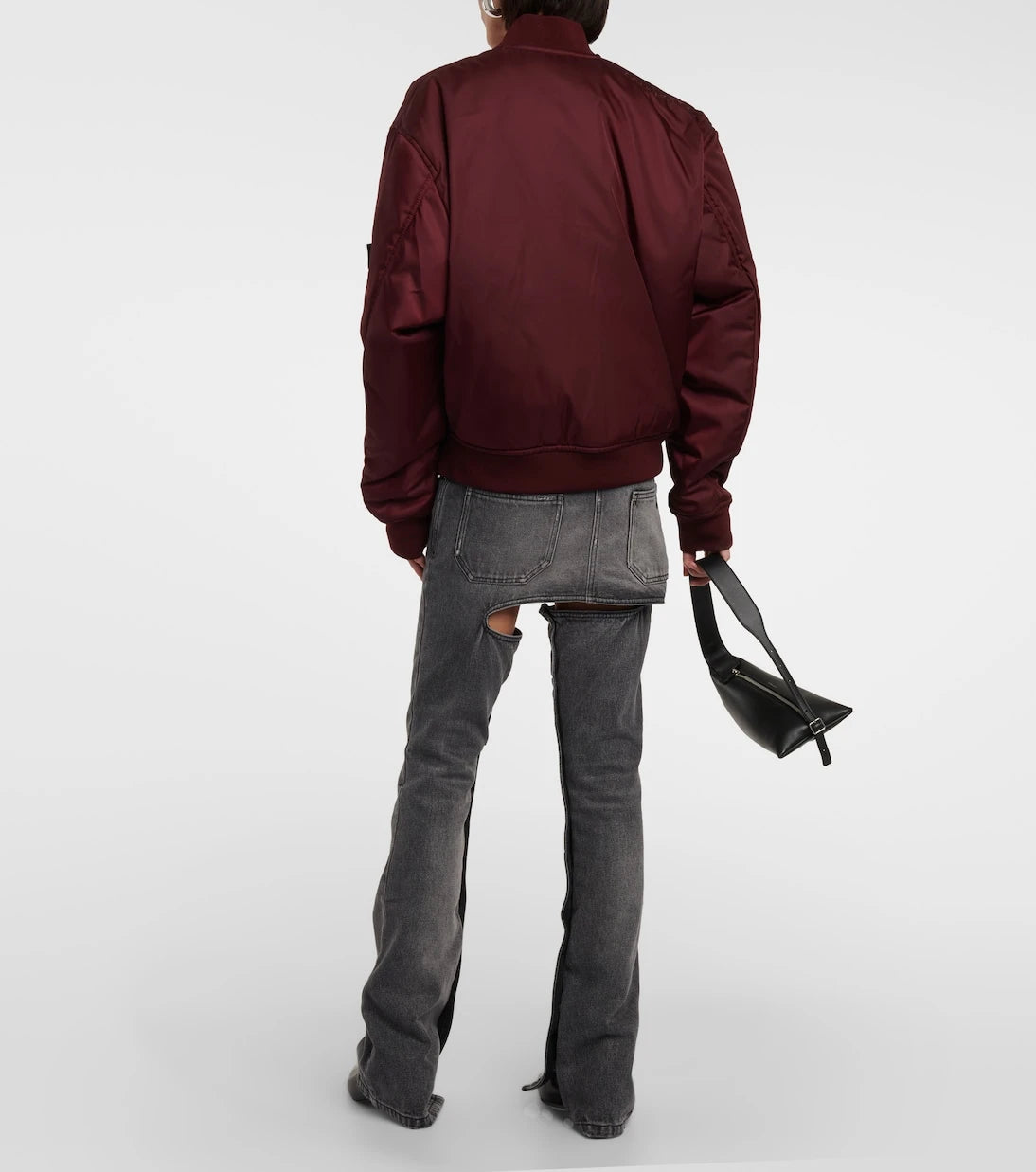 Courrèges - Logo bomber jacket
