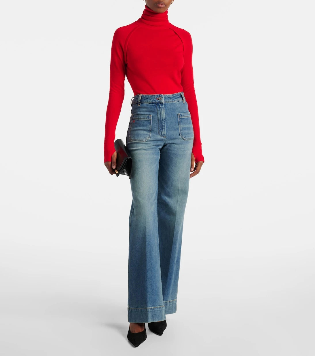 Victoria Beckham - Alina wide-leg jeans