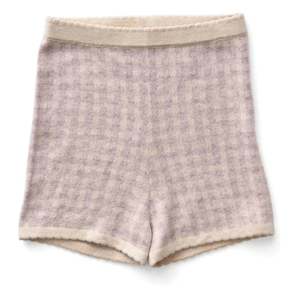 Soor Ploom - Lacey Shorts Gingham Organic Cotton | Mauve