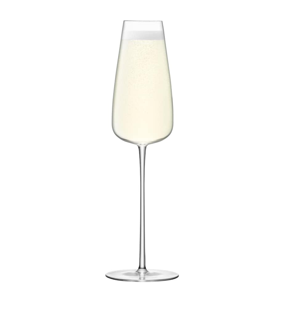 Set of 2 Wine Culture Champagne Flutes (330ml)