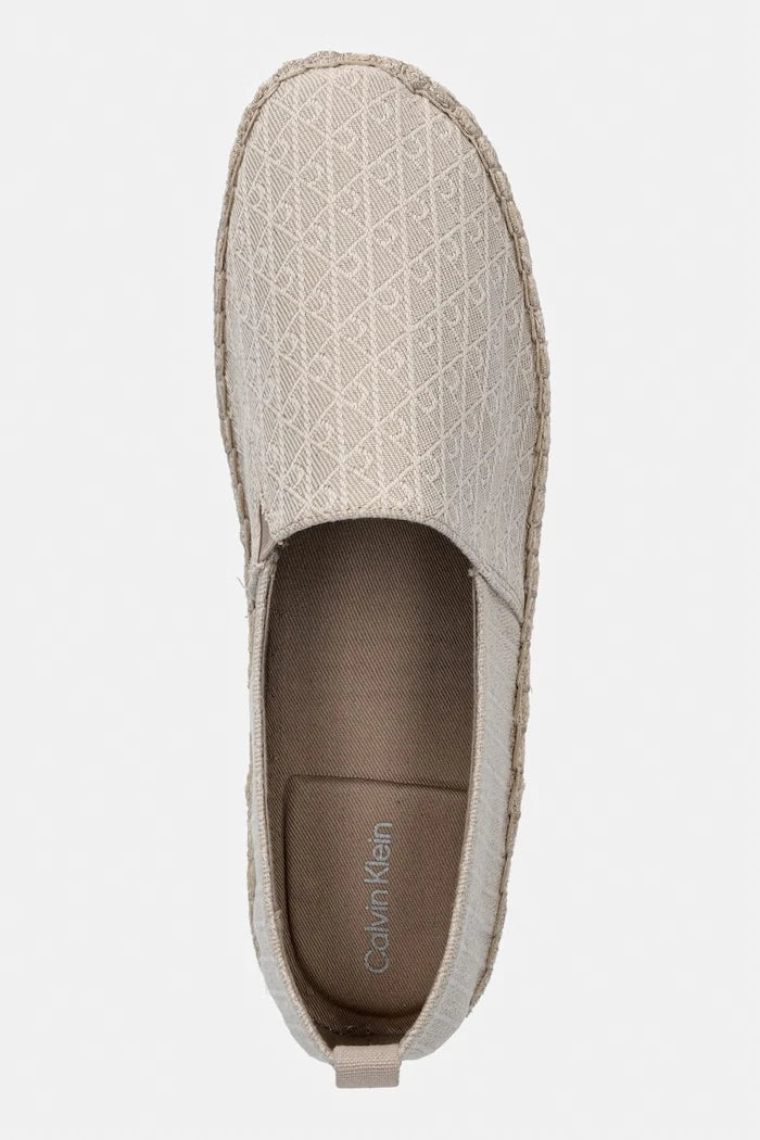 Calvin Klein еспадрили дамски OBLIQUE ESPADRILLE AOP