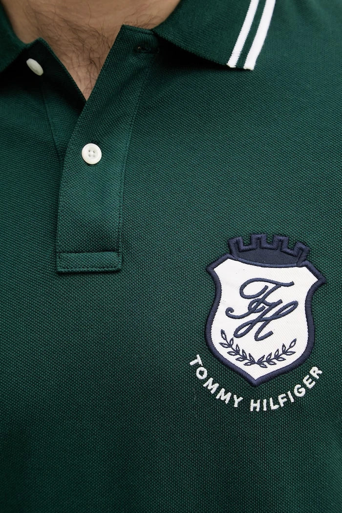 Tommy Hilfiger erkek pamuklu yakalı tişört