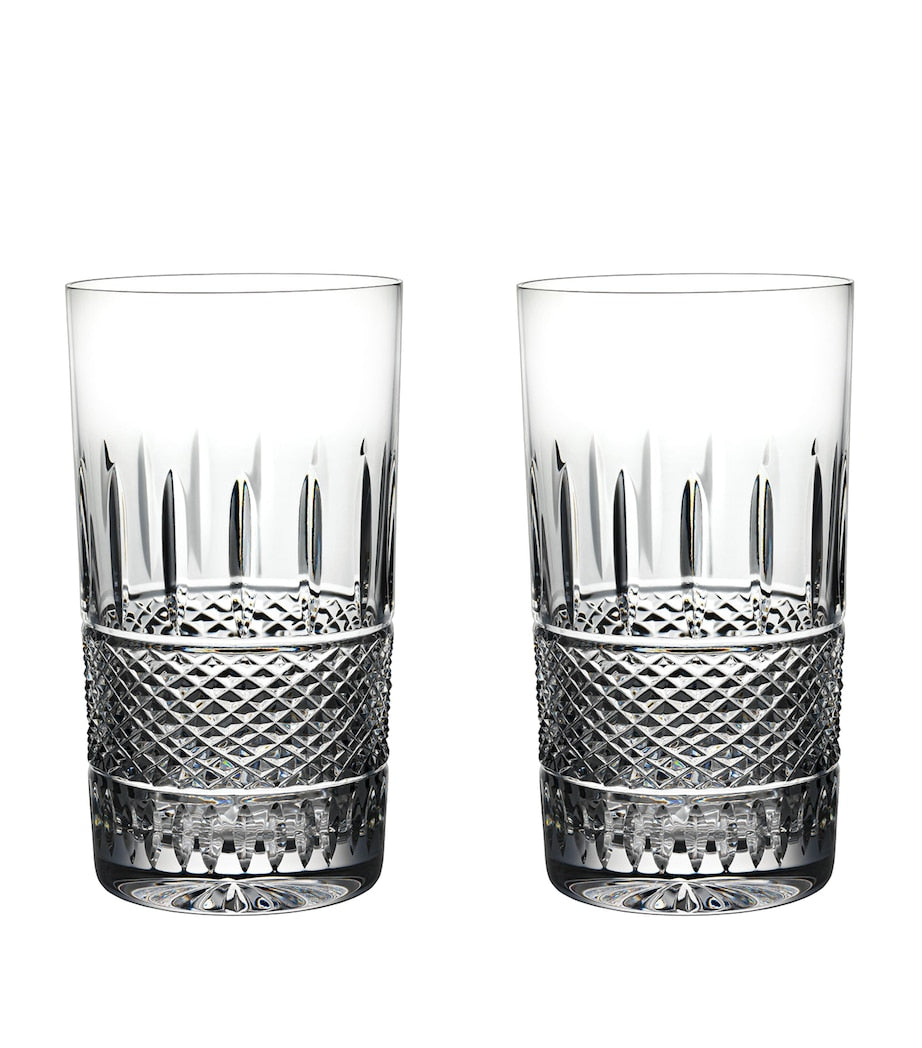 Set of 2 Irish Lace Highball Glasses (400ml)