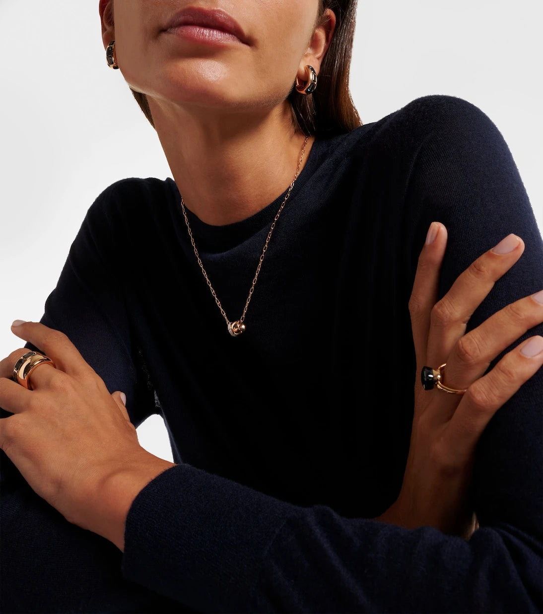 Pomellato - Iconica 18kt gold necklace with diamonds